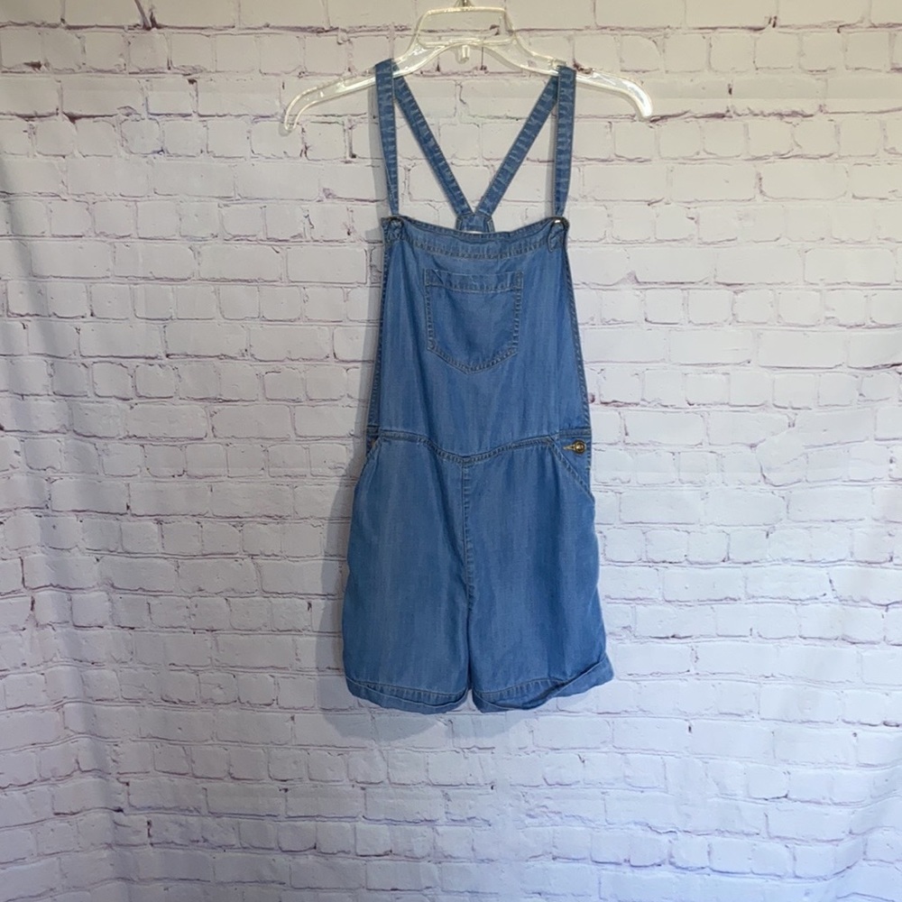 Matilda Jane Chambray Shortalls Size 12